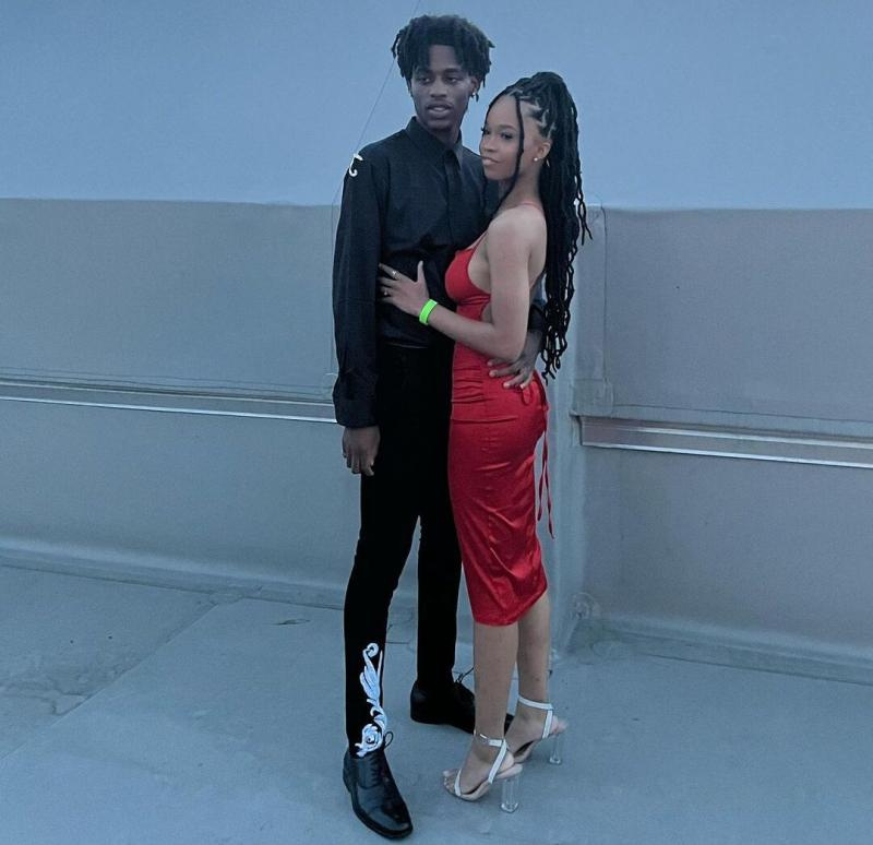  Quvenzhane Wallis 和她的男朋友